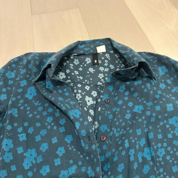 Vintage H&M Millennial Floral Button Down - Picture 2 of 6
